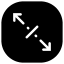 expand sides line 1 glyph Icon