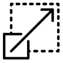 expand tool 1 glyph Icon