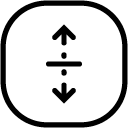 expand up down line line Icon