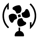 fan rotation glyph Icon