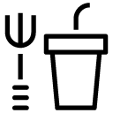 fast food line Icon