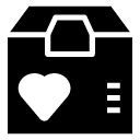 favourite package glyph Icon