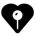 favourite pin glyph Icon