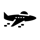 fighter pilot glyph Icon