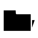 file folder glyph Icon
