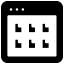 file library glyph Icon