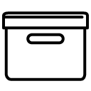 filing box solid icon