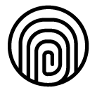 fingerprint line Icon