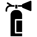 fire extinguisher glyph Icon
