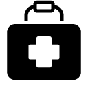first aid box glyph Icon