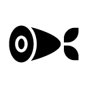 fish tail glyph Icon
