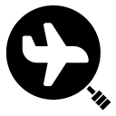 flight search glyph Icon