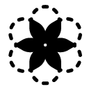 flower glyph Icon copy