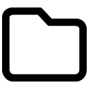 folder line icon