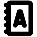 font line icon
