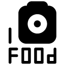 food photography glyph Icon