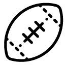 foot ball line Icon