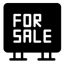 for sale glyph Icon