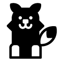 fox glyph Icon
