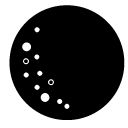 full moon glyph Icon