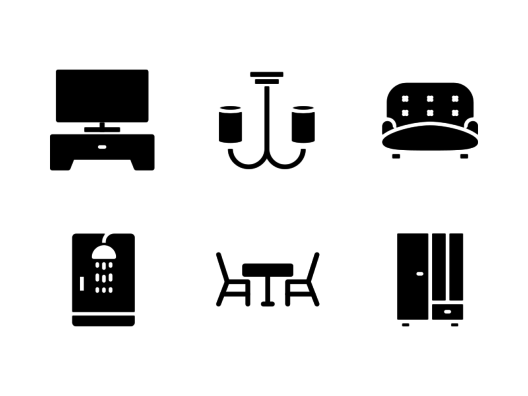 furniture-glyph-icons