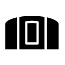 game station glyph Icon