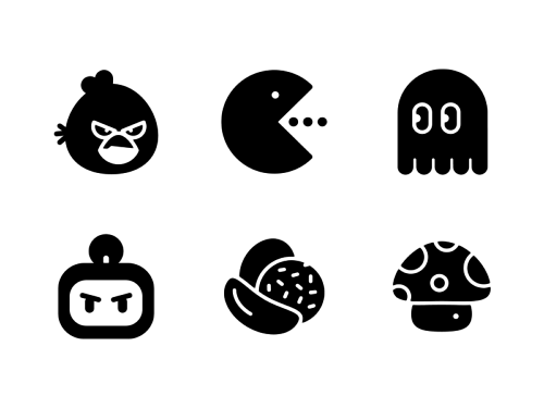 games-glyph-icons