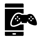 gaming smartphone glyph Icon