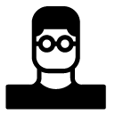 glasses man freebie icon