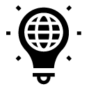 global energy glyph Icon