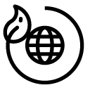 global leaf line Icon