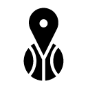 global location glyph Icon