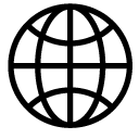 globe 1 line Icon