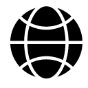 globe 2 glyph Icon