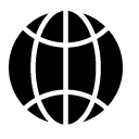 globe 3 glyph Icon