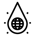 globe water line Icon