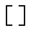 [] glyph Icon