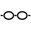 goggles line Icon