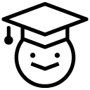 graduate line Icon