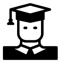 graduate man freebie icon