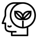 green thought line Icon