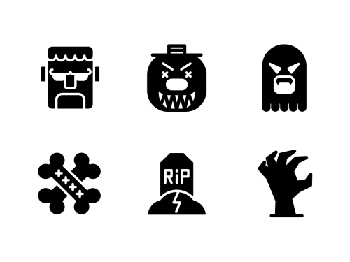 halloween-glyph-icons