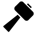 hammer glyph Icon