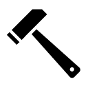 hammer glyph Icon