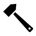 hammer two glyph Icon