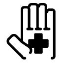 hand glyph Icon