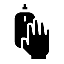 hand mouse glyph Icon
