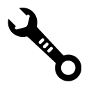 hangable wrench glyph Icon