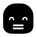 happy small duckface glyph Icon
