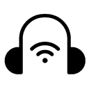 headphone wireless glyph Icon